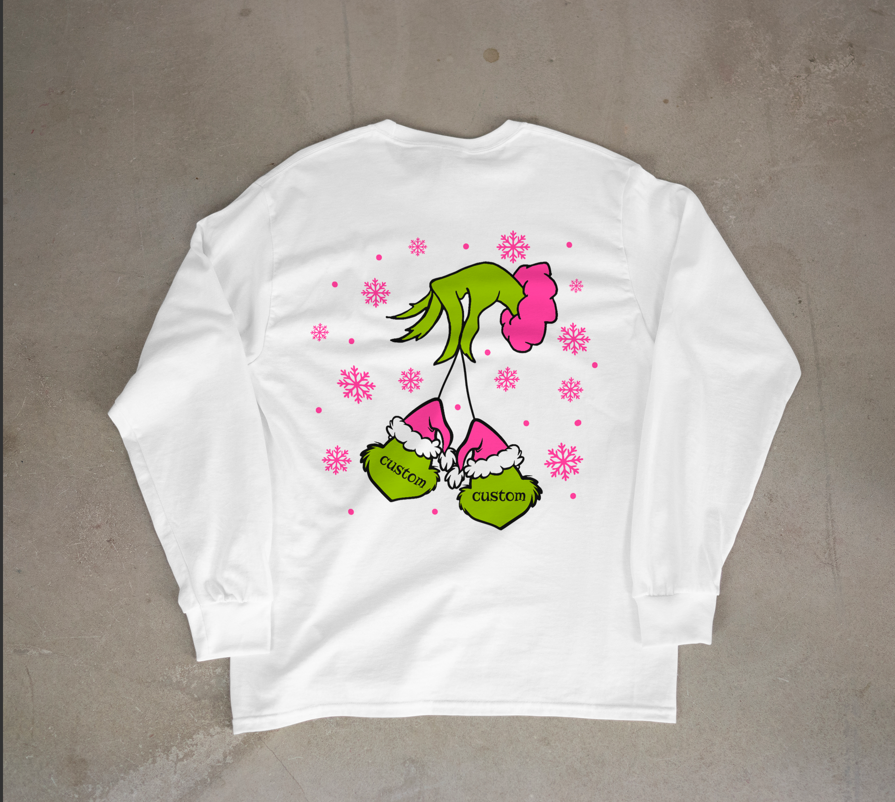 Grinch Sweatshirt-Customizable (crewneck)