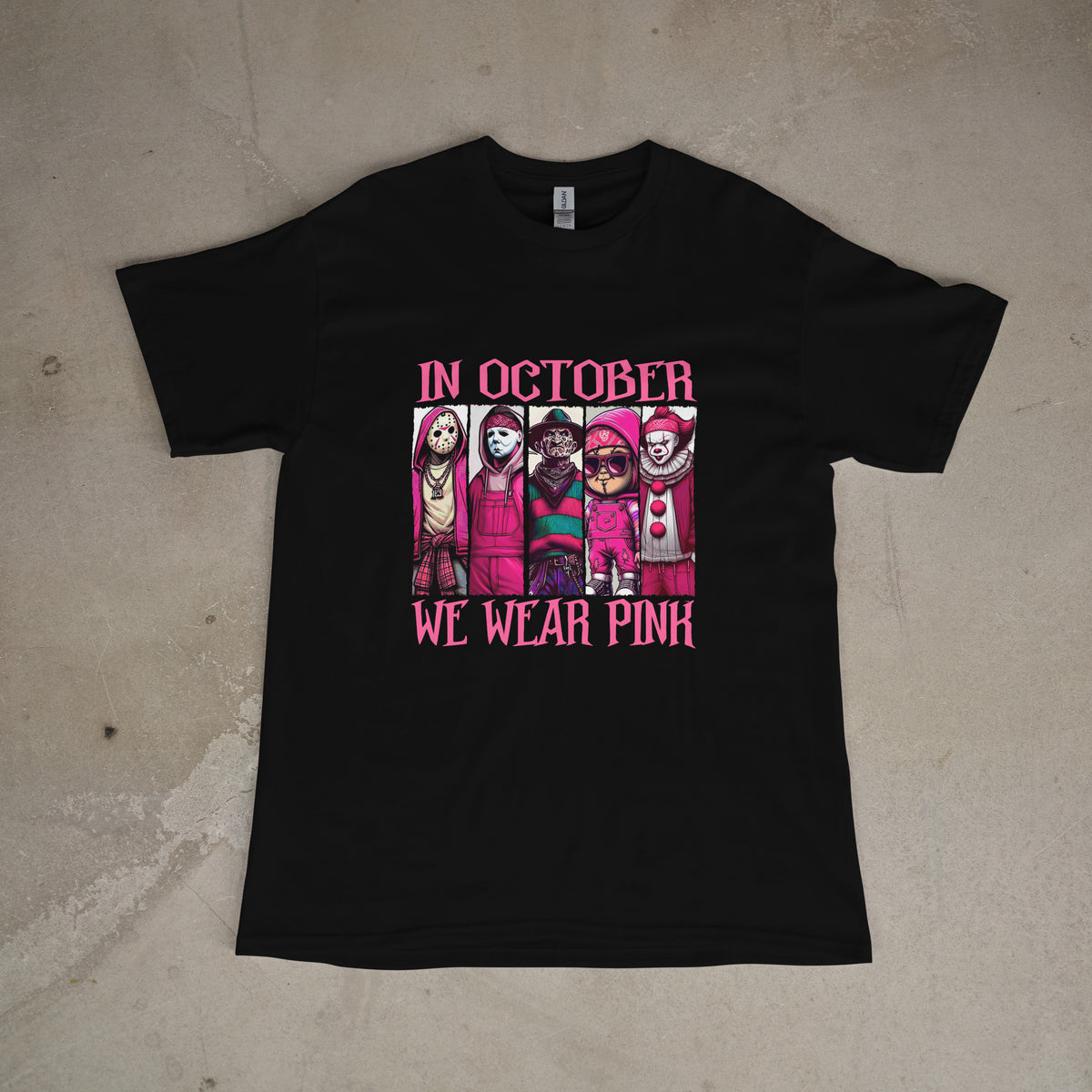 Breast Cancer awareness- Male Horror Movie Edition