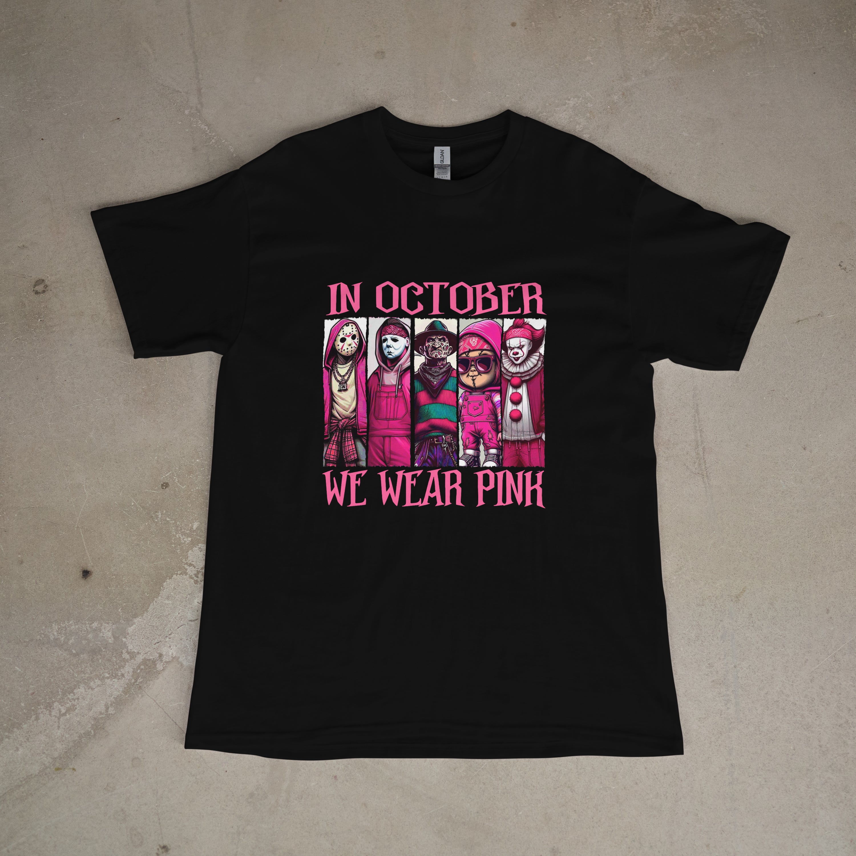Breast Cancer awareness- Male Horror Movie Edition