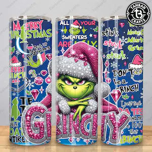 Grinch Diamond- Tumbler