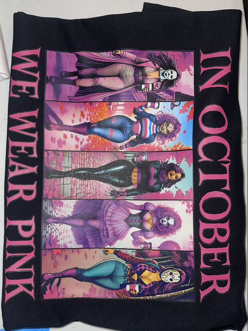 Breast Cancer awareness- Female Horror Movie Edition