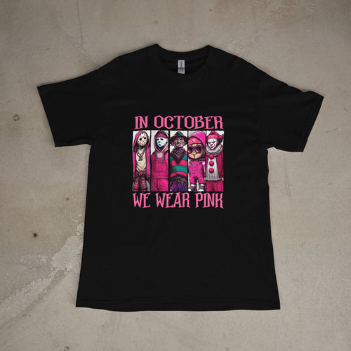 Breast Cancer awareness- Male Horror Movie Edition